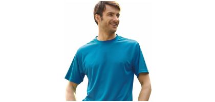 Kids Plain Breezeway Micromesh Tee Shirt