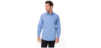 Basic Men's Long Sleeve Dress Shirt