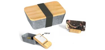 Beauty Case Bamboo Lid
