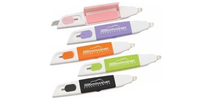 Staple Remover and Letter Opener and Memo Sticker