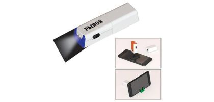 Mobile Stand with Light with Screen Cleaner