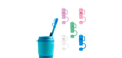 Cup Shaped Silicone Straw Cover
