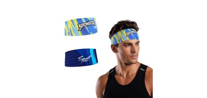 Seamless Breathable Ice Silk Mesh Headband
