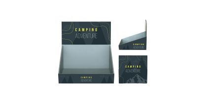 Corrugated Cardboard Counter Display