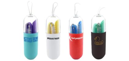 Silicone Straw in Capsule Case