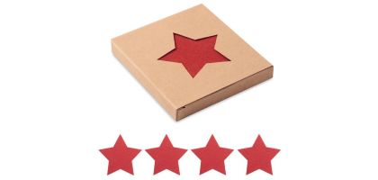 Star RPET Felt Coasters