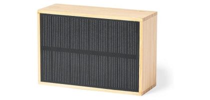 Solar Speaker in Bamboo