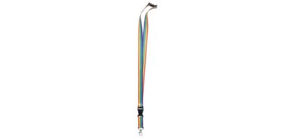 Rainbow RPET Lanyard