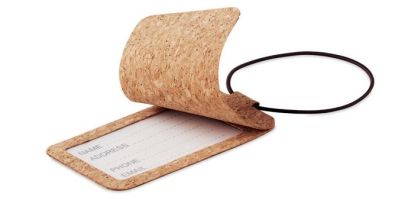 Cork Luggage Tag