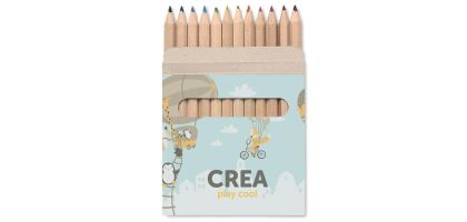 12 coloured pencils in natural carton box