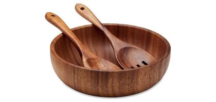 Acacia Wood Salad Bowl