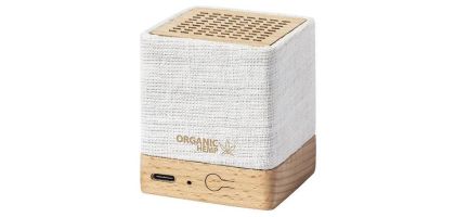 Organic Hemp and Wood Wireless Speaker