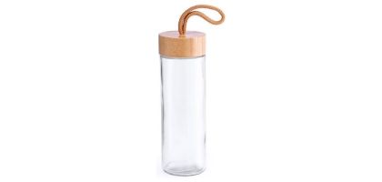 Burdis Bamboo and Glass Bottle