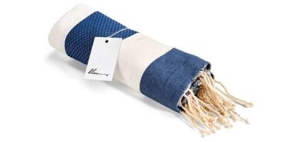 The Executive Navy Beach Towel
