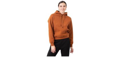 Ladies/Junior Cotton Care Kangaroo Pocket Hoodie