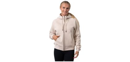 Ladies/Junior' Cotton Care Kangaroo Pocket Zipper Hoodie