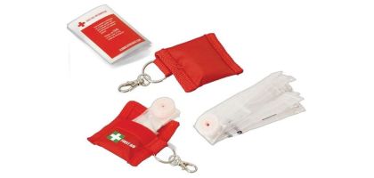 First Aid CPR Mask Keyring