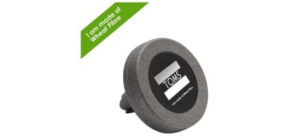 Kozo Universal Magnetic Car Vent Mount - ABS - Silver - Round