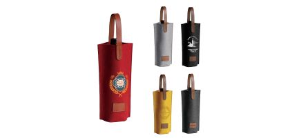 Felt Single Bottle Wine Bag