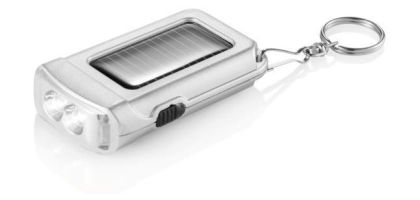 Solar Power Torch Keyring