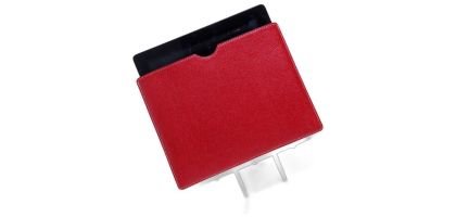 Cotton Leather Ipad Slip Case