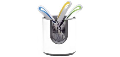 Orbit Pen Holder Clock