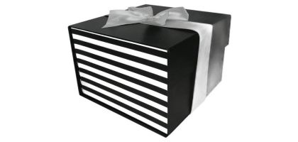 Small Flat Pack Gift Box With Ribbon