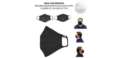 Reusable 3 Layer Cotton Mask