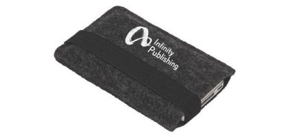 Felt iPhone Holder-Dark Grey