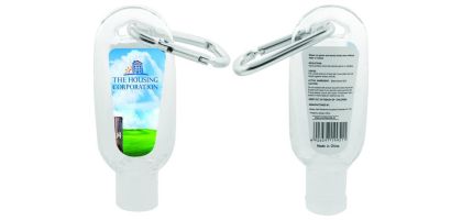 Hand Sanitiser Gel 60ml With Carabiner