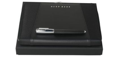 Set Hugo Boss Black (rollerball Pen & Conference Folder A5)