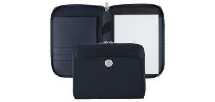 Conference Folder A5 Zip Contour Navy