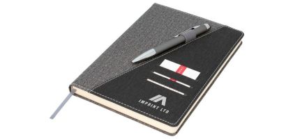 Ottawa A5 Notebook-Black/Grey