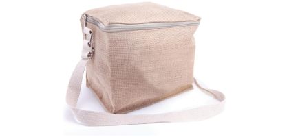 6 Can Jute Cooler Bag