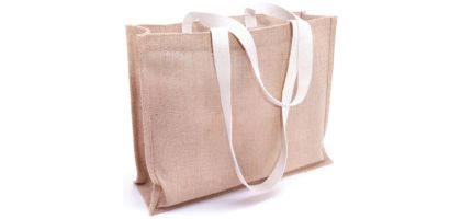 Jute Boutique Bag With Gusset