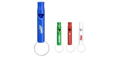 Aluminium Metal Whistle Keychain