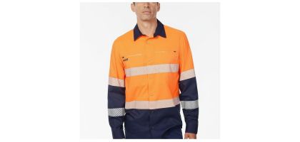 DryCool Hi Vis Spliced Taped Shirt Long Sleeve