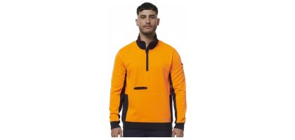 Hi Vis Spliced 1/4 Zip Fleece