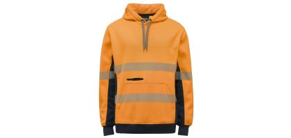 Mens Hi Vis Refelctive Pull Over Hoodie