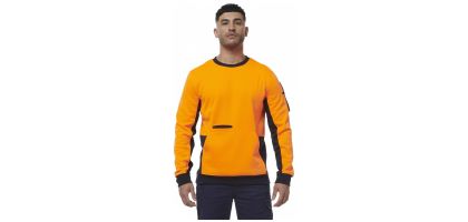 Hi Vis Spliced Crew Neck Fleece