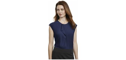Ladies Mia Pleat Knit Top