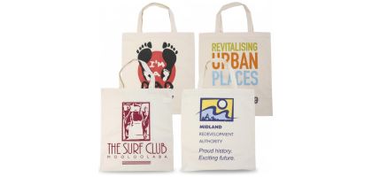 Calico Short Double Handle Tote Bag - 140 Gsm
