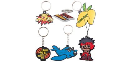 Flexible PVC 2D or 3D Keytag