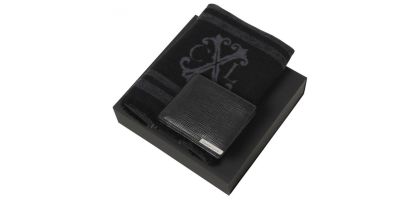 Set Christian Lacroix (Leather wallet & Scarve)