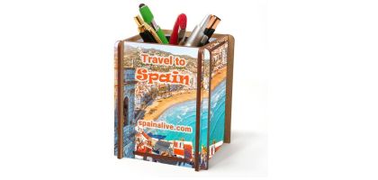 Eco MDF Full Colour Pen Caddy