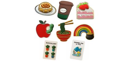 Promotional Enamel Pins 3D PVC Rubber