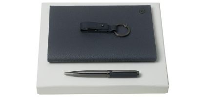 Set Hamilton Black (ballpoint Pen, Note Pad A4 & Usb Stick)