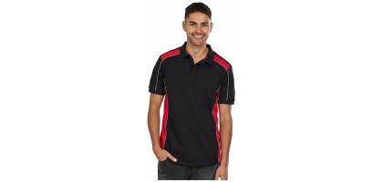 Unisex Grid Short Sleeve Polo