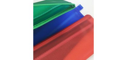 A6 Zippered Mesh Pouch