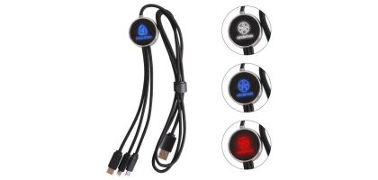 3-In-1 Light Up 1.2m Long Charging Cable